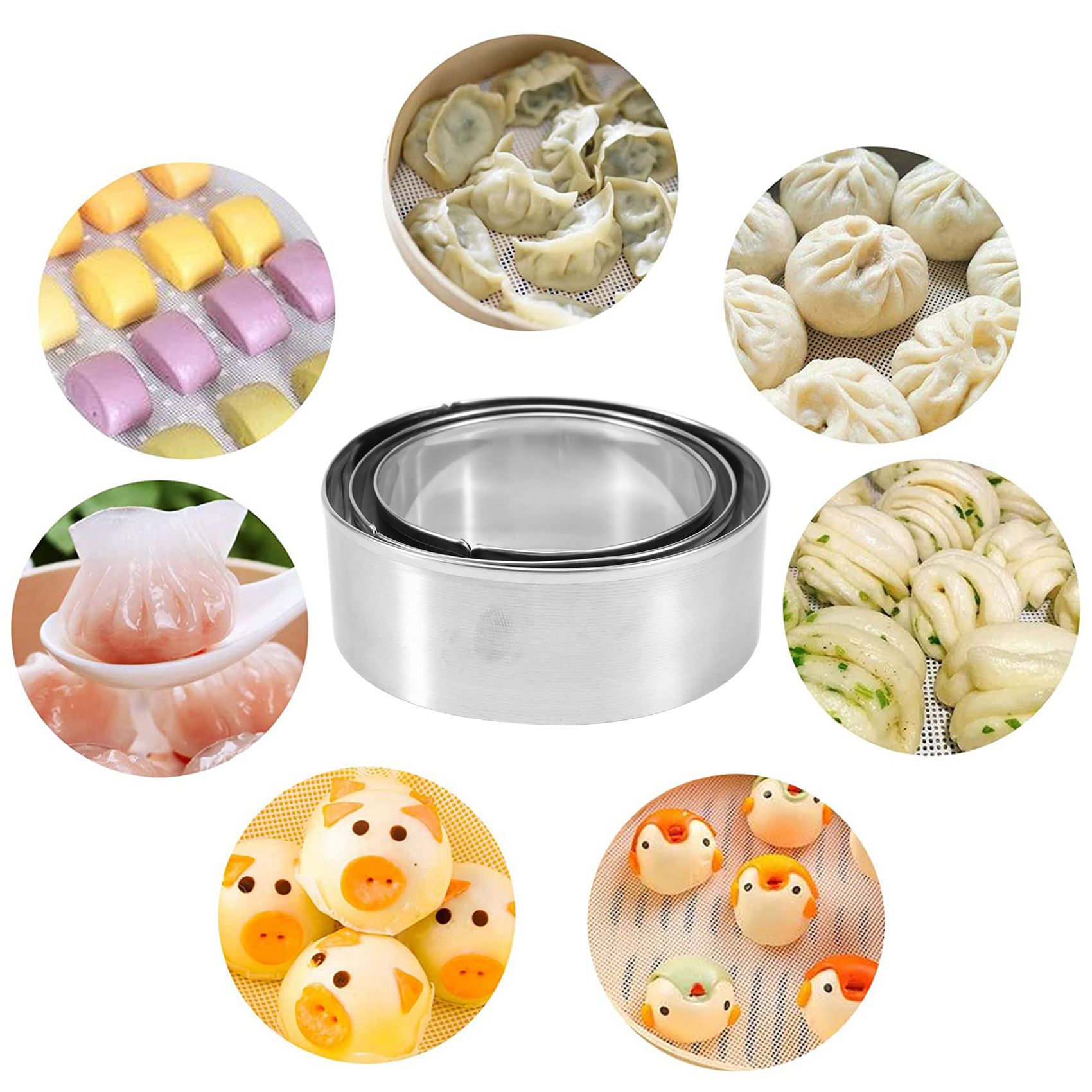 Dumpling Press Set - مجموعة أدوات صنع الزلابية السريعة، تتضمن