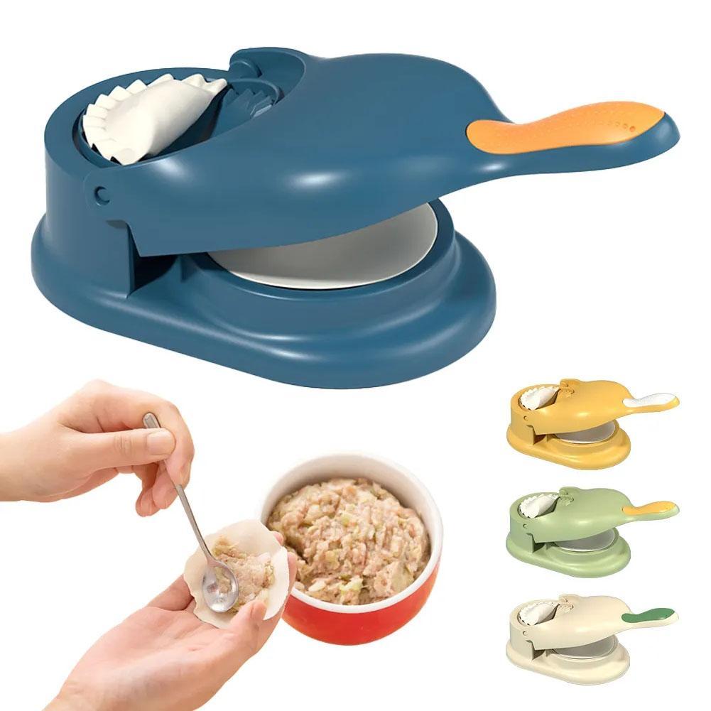 Dumpling Press Set - طقم صنع الزلابية 2 في 1،