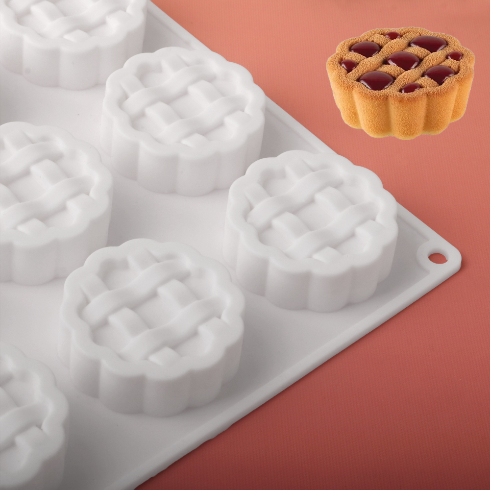 Donut Mold Silicone - 15-خلية دائرية تورتة قالب الكعكة الغذاء