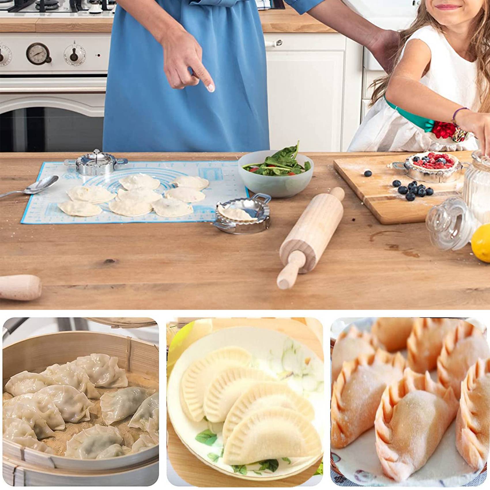 مجموعة أدوات صنع الزلابية السر - مراجعة Dumpling Press Set وسعره