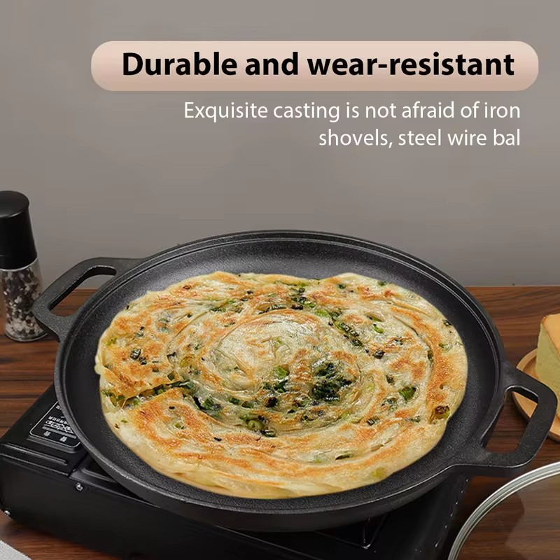 مقلاة حديدية متينة ذات سطح غير - مراجعة Mini Pancake Griddle وسعره