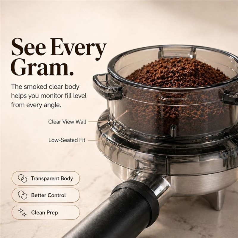 A65T-Twist-Lock Portafilter Do - مراجعة Breville Espresso Barista Express وسعره