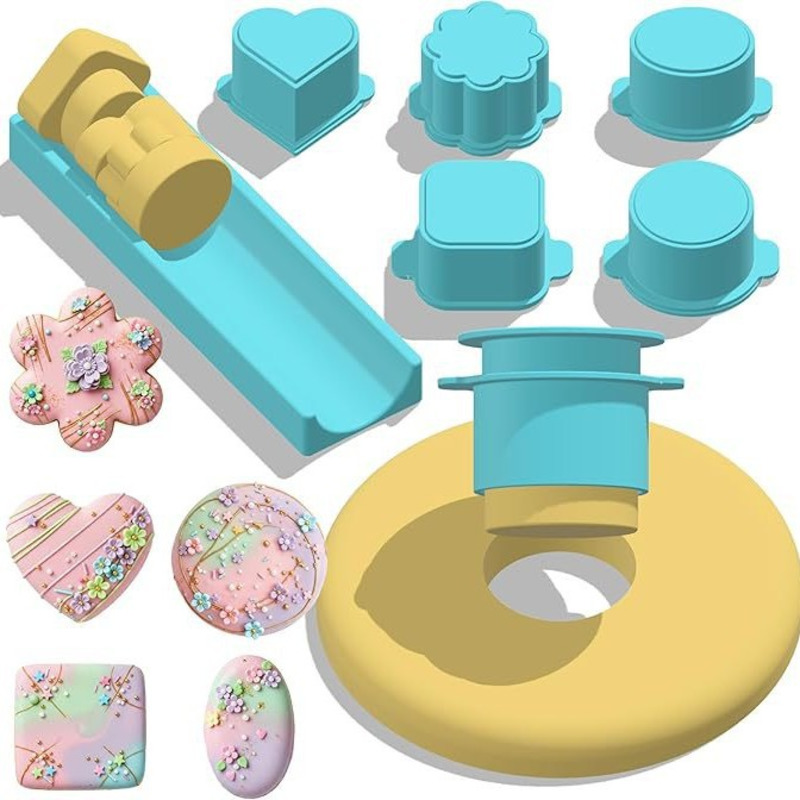 مجموعة قوالب صنع كيك بوب، آلة  - مراجعة Donut Mold Silicone وسعره