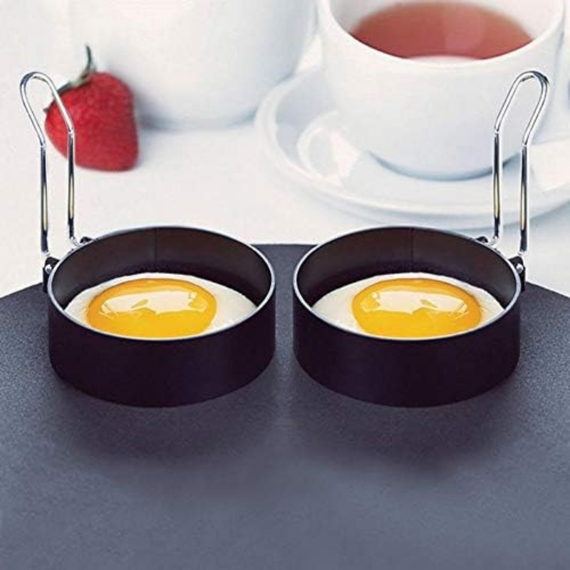قالب حلقة البيض من الفولاذ الم - مراجعة Egg Waffle Pan وسعره