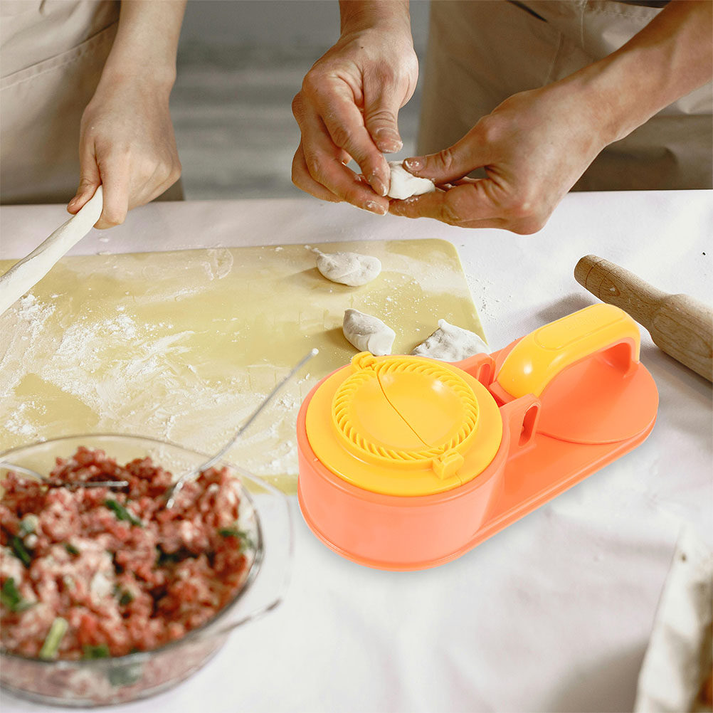 قالب لعمل عجينة الزلابية، طقم  - مراجعة Dumpling Press Set وسعره