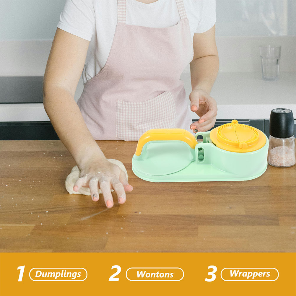 قالب لعمل عجينة الزلابية، طقم  - مراجعة Dumpling Press Set وسعره