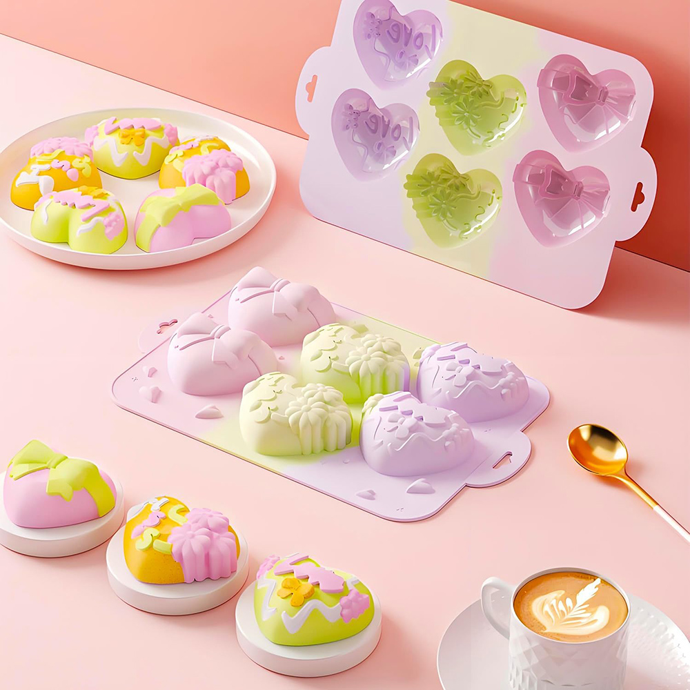 قوالب سيليكون على شكل قلب، قوا - مراجعة Donut Mold Silicone وسعره