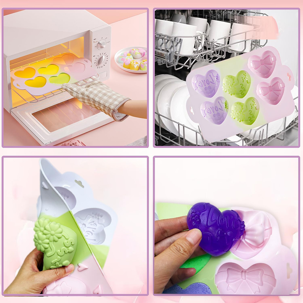 قوالب سيليكون على شكل قلب، قوا - مراجعة Donut Mold Silicone وسعره
