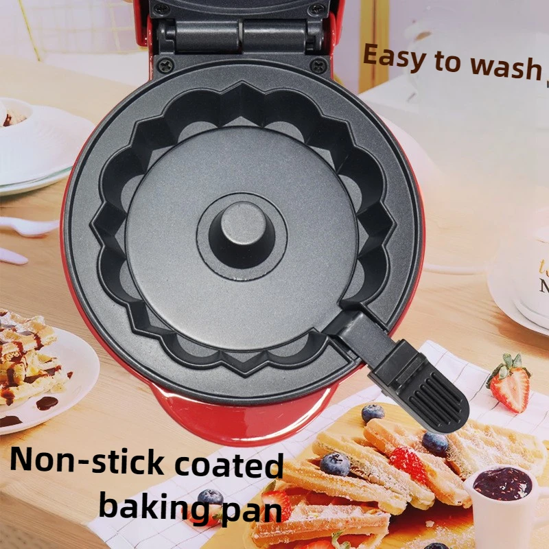 آلة إفطار منزلية، جهاز خبز، مح - مراجعة Egg Waffle Pan وسعره
