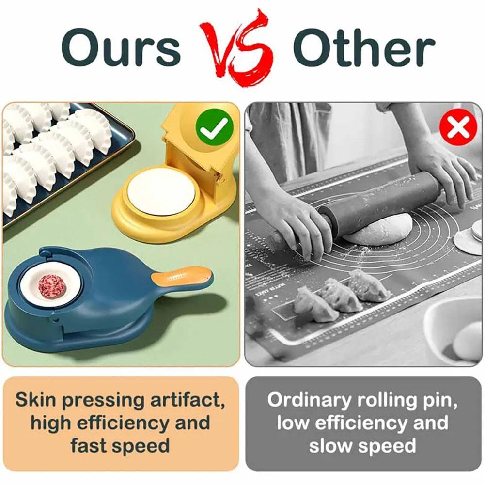 طقم صنع الزلابية 2 في 1، أداة  - مراجعة Dumpling Press Set وسعره