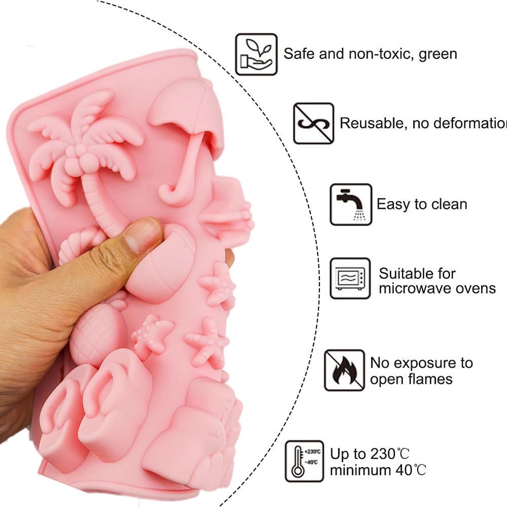 قوالب سيليكون على شكل شاطئ صيف - مراجعة Donut Mold Silicone وسعره