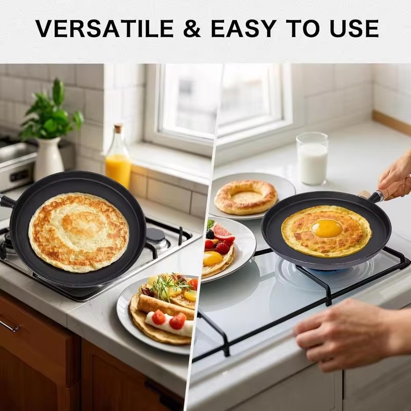 مقلاة من الحديد الزهر شديدة ال - مراجعة Egg Waffle Pan وسعره