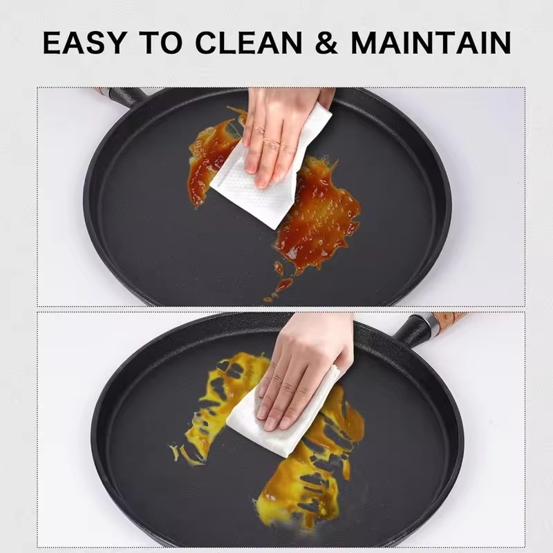 مقلاة من الحديد الزهر شديدة ال - مراجعة Egg Waffle Pan وسعره